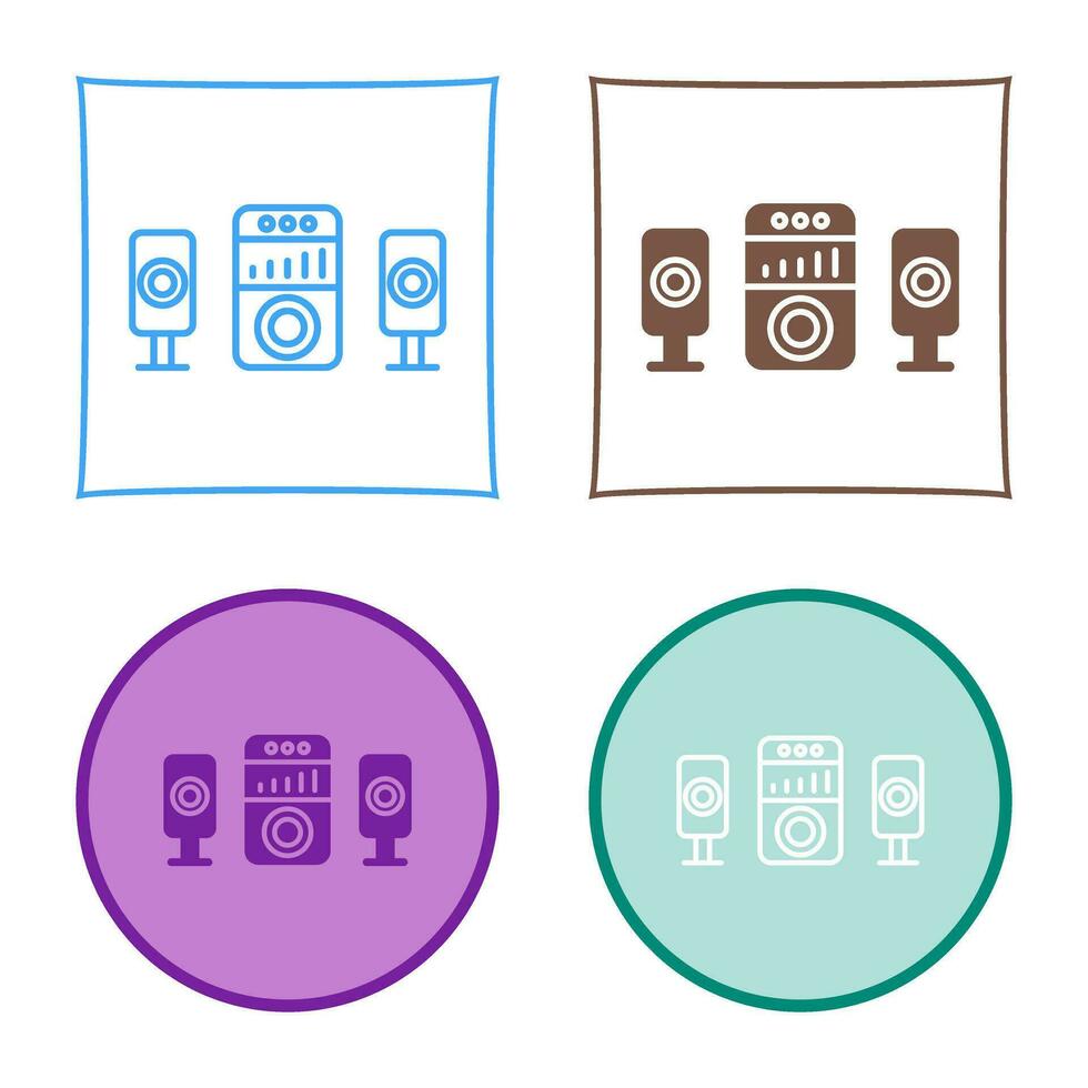 Sound System Vector Icon
