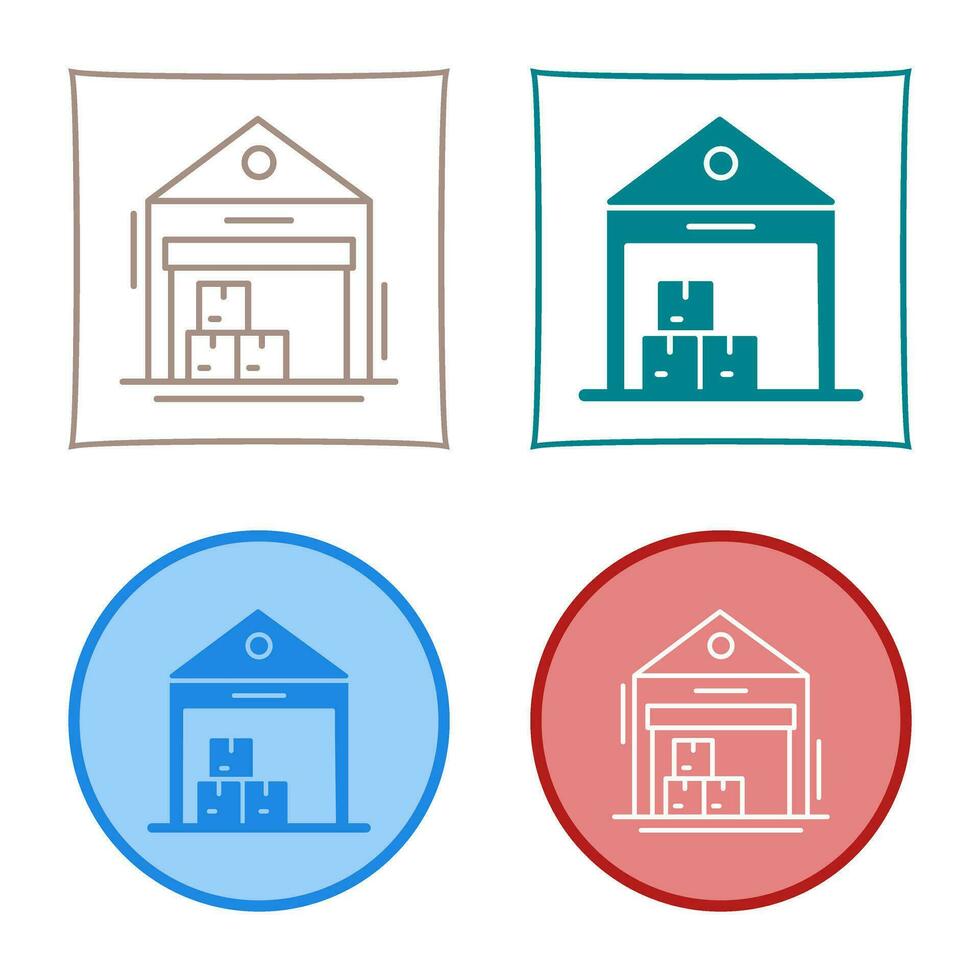 Warehouse Vector Icon