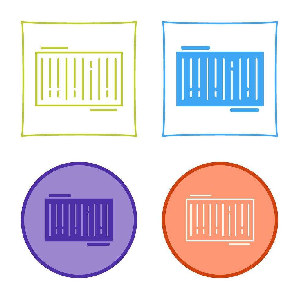 Barcode Vector Icon