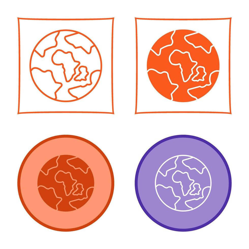 Earth Vector Icon