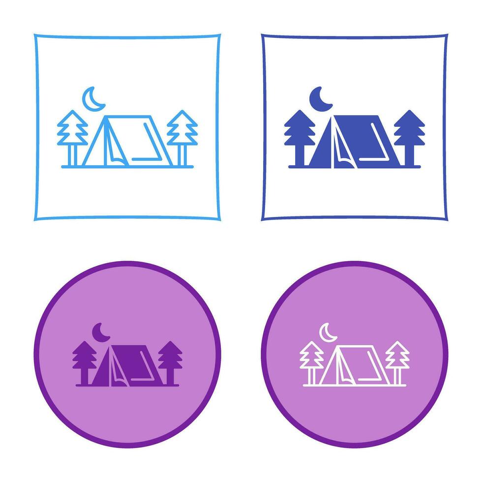 Tent Vector Icon