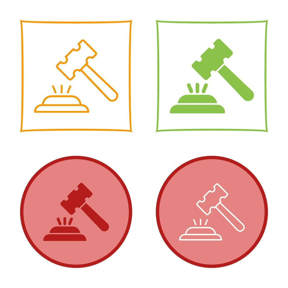 Gavel Vector Icon