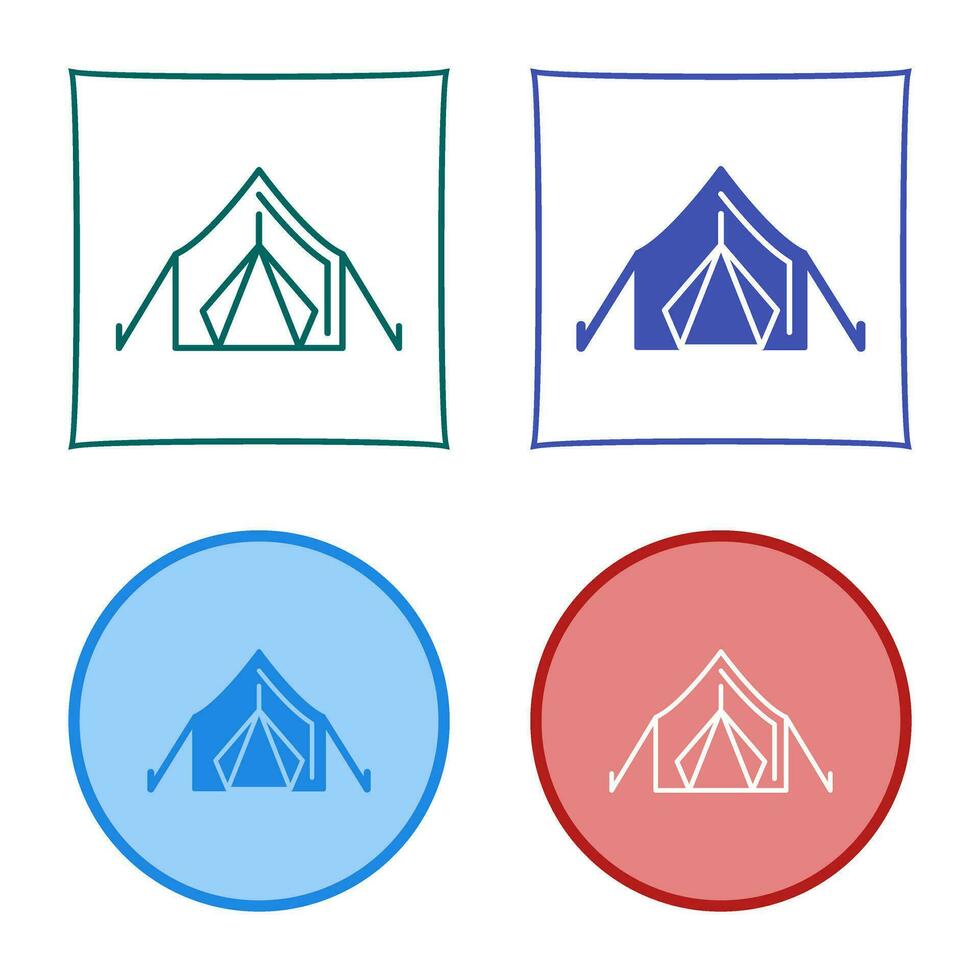 Tent Vector Icon