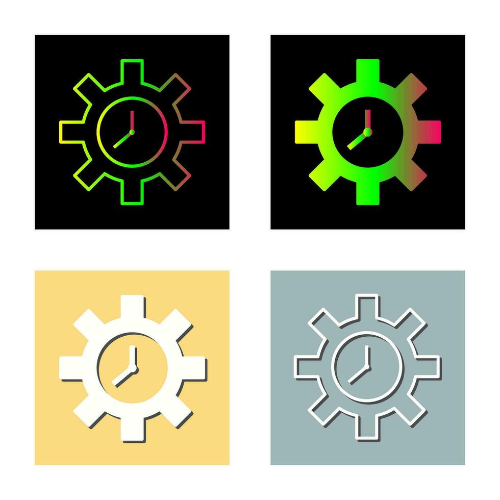 Unique Time Optimization Vector Icon