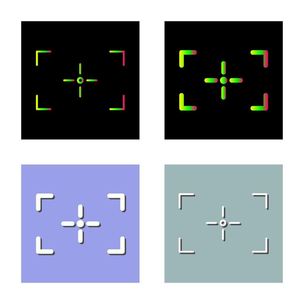 Unique Focus Vector Icon