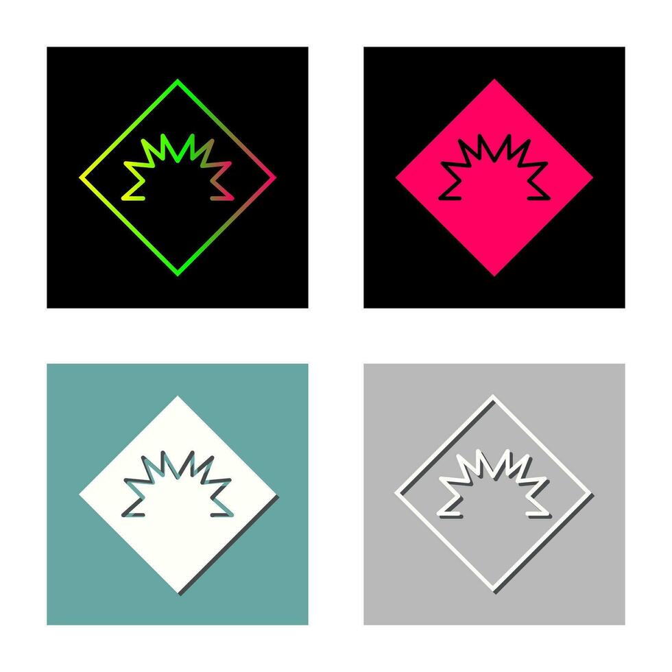Danger of Welding Flash Vector Icon