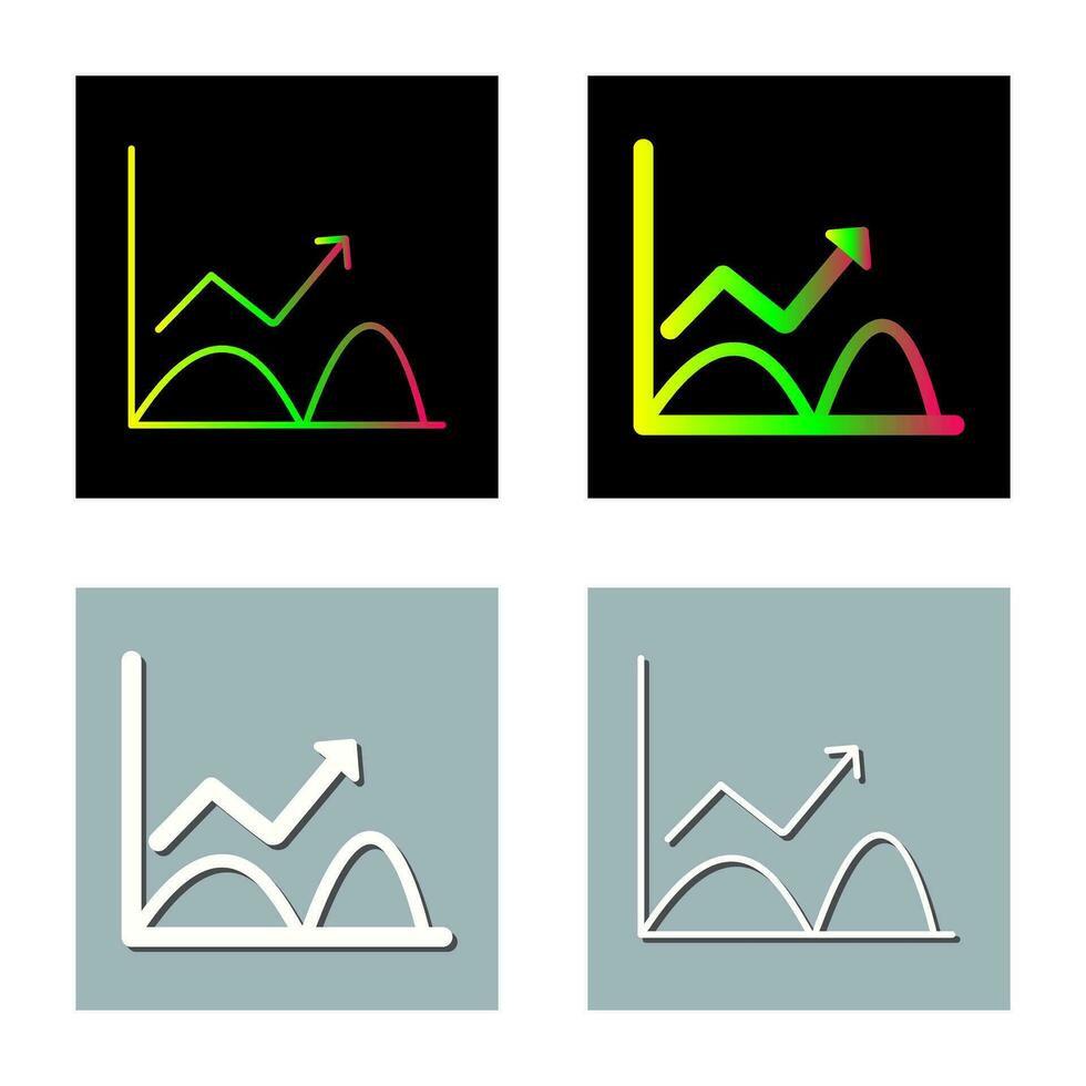 Trend in Graph Vector Icon