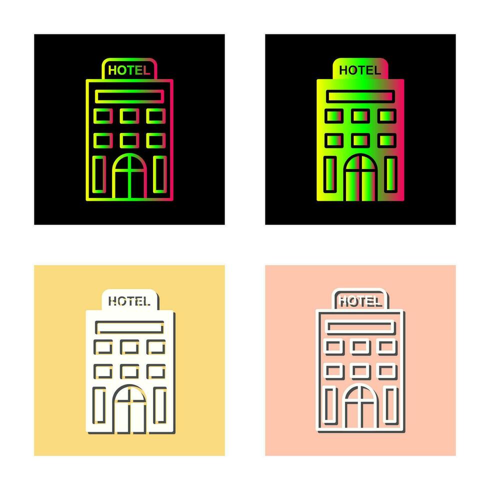 icono de vector de hotel