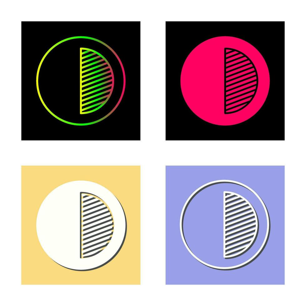 Unique Contrast Vector Icon