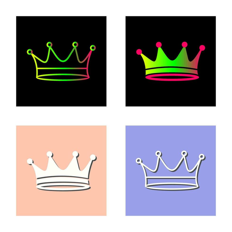 King Crown Vector Icon