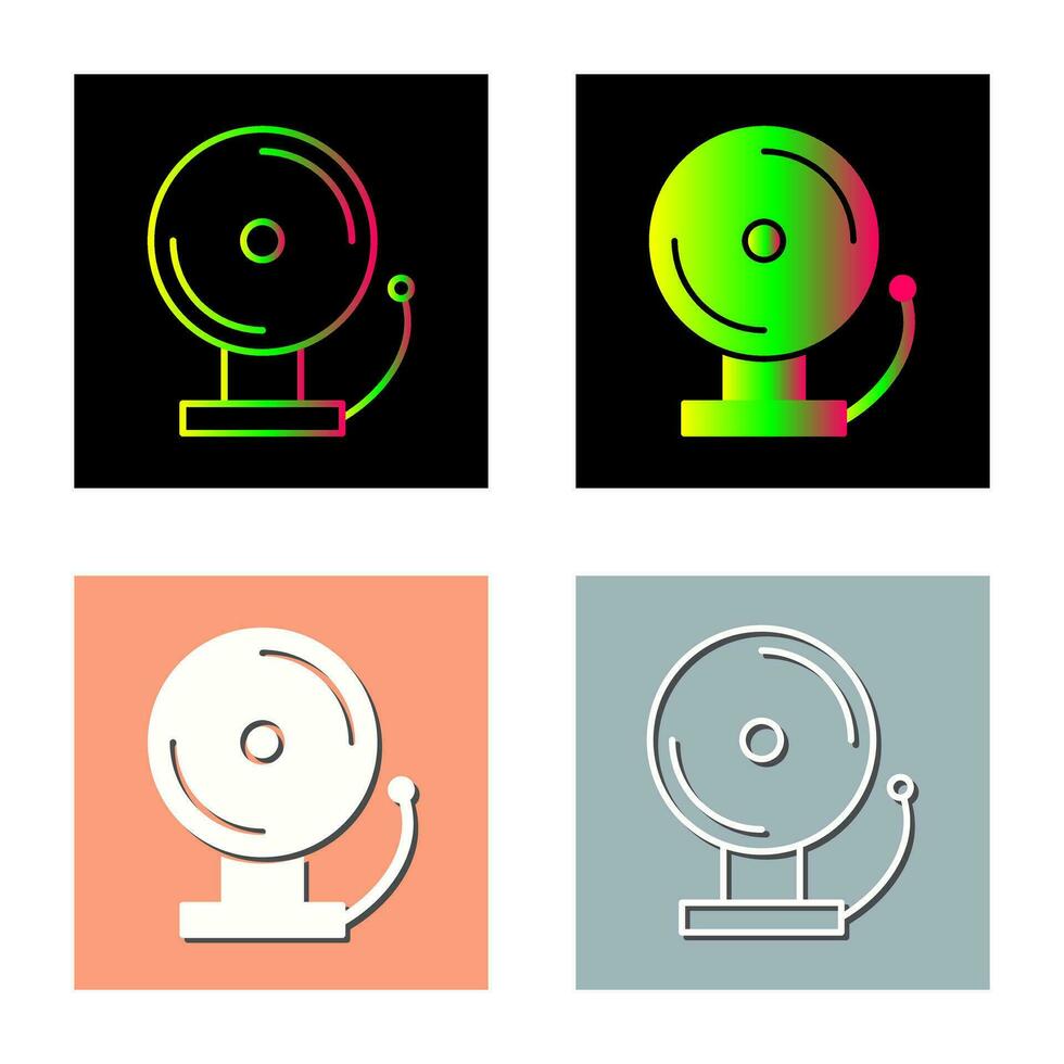 Unique Fire Alarm Vector Icon