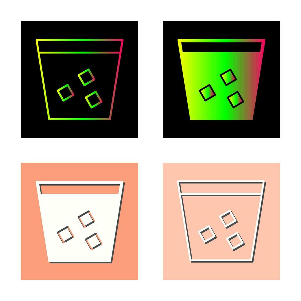 Unique Double Shot Vector Icon