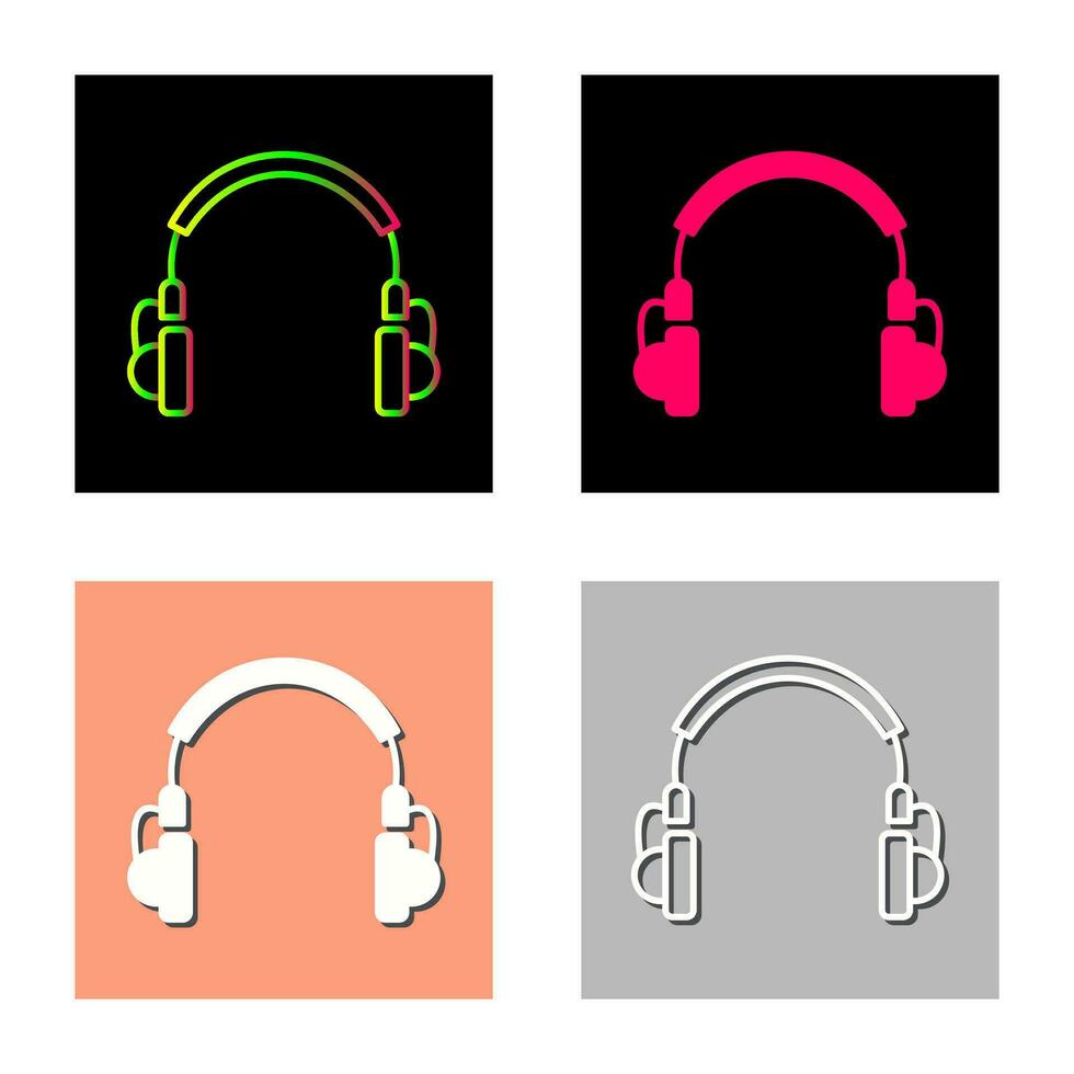 Unique Headphones Vector Icon