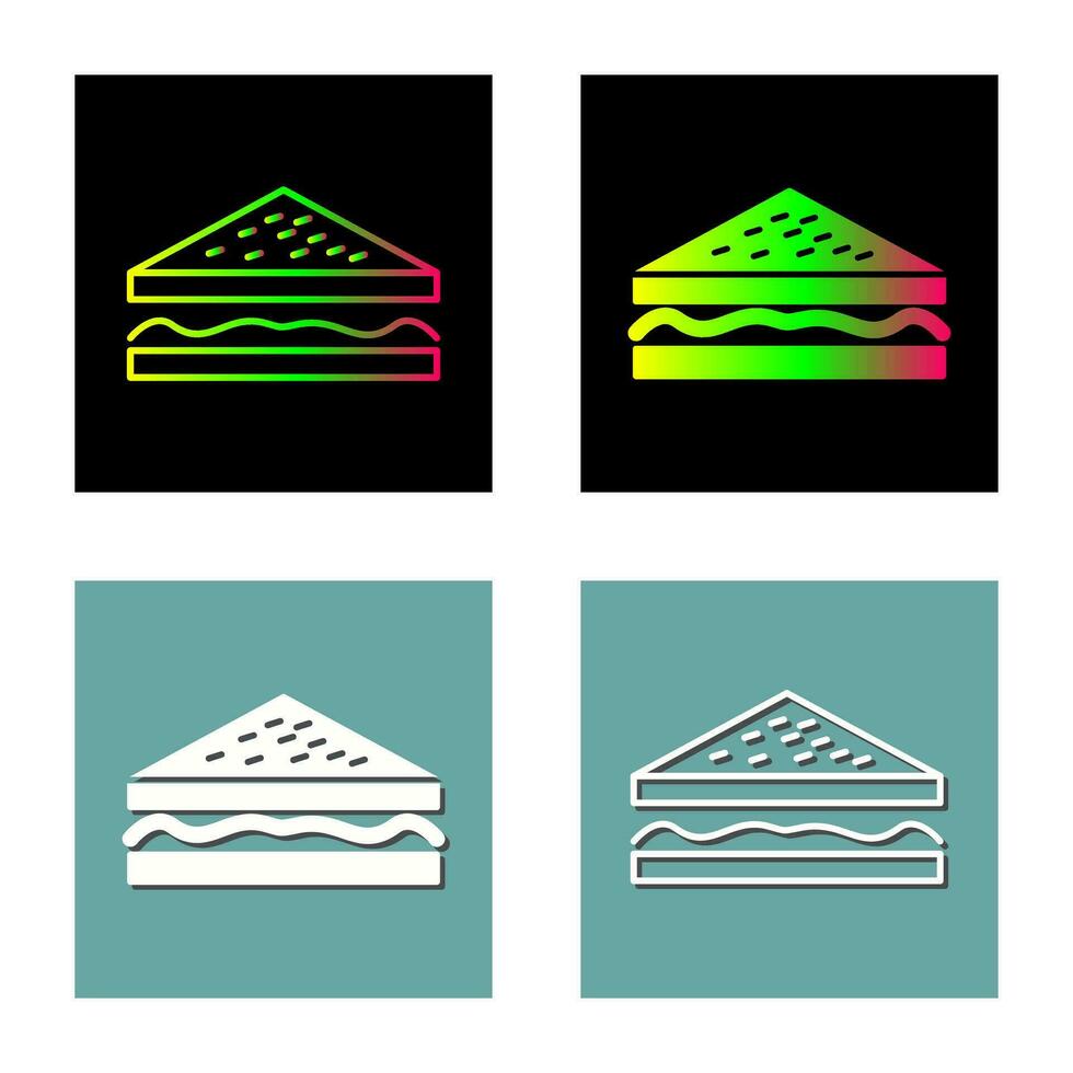Unique Sandwich Vector Icon