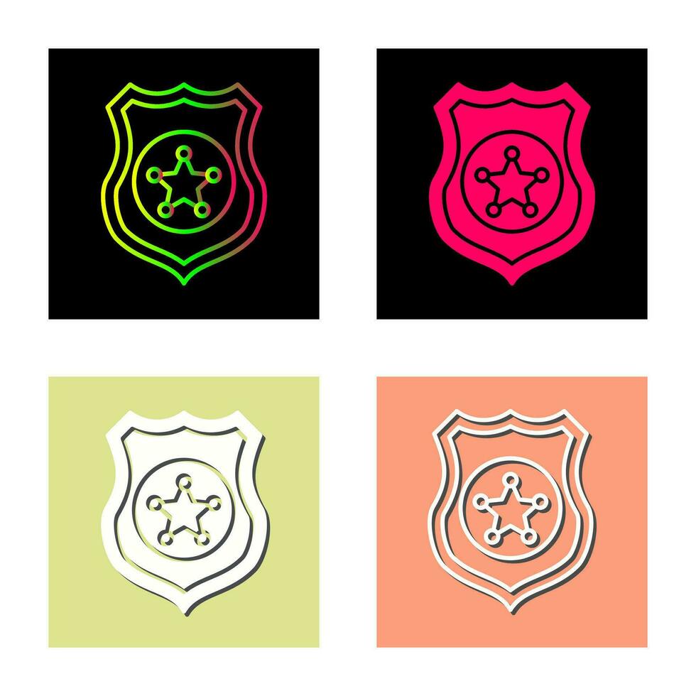 Police shield Vector Icon
