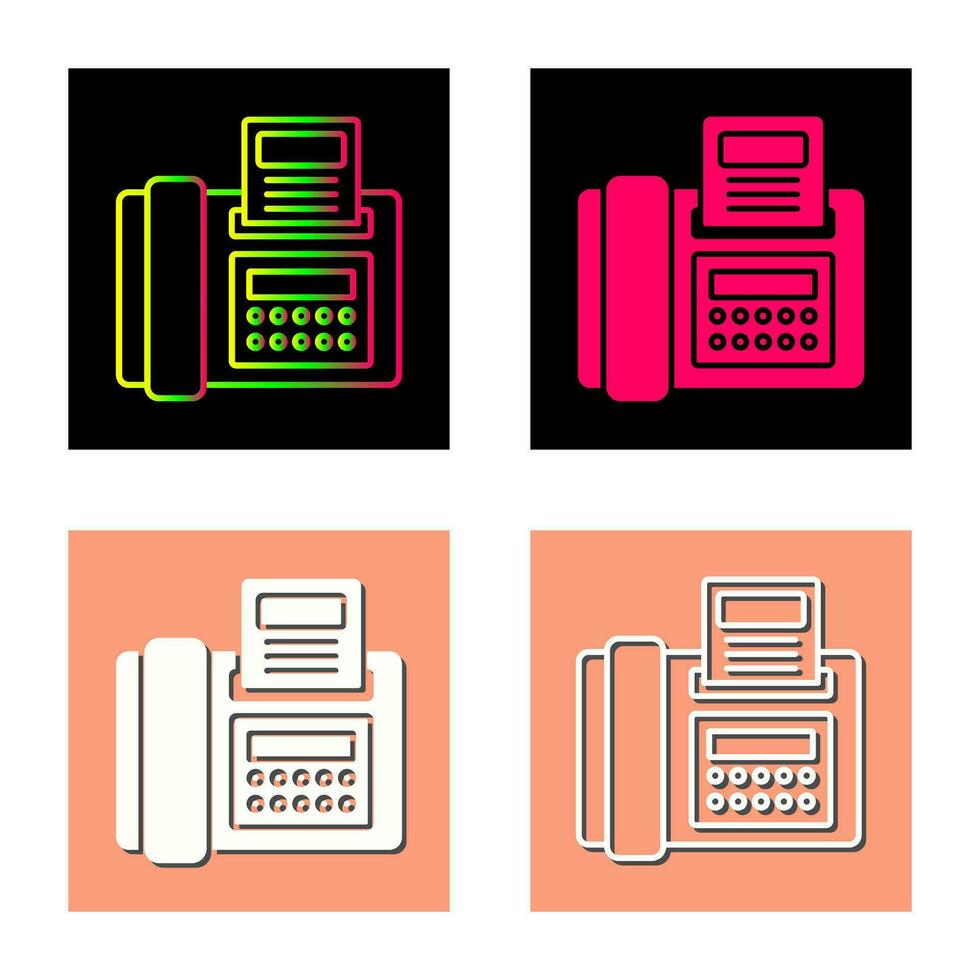 Fax Vector Icon