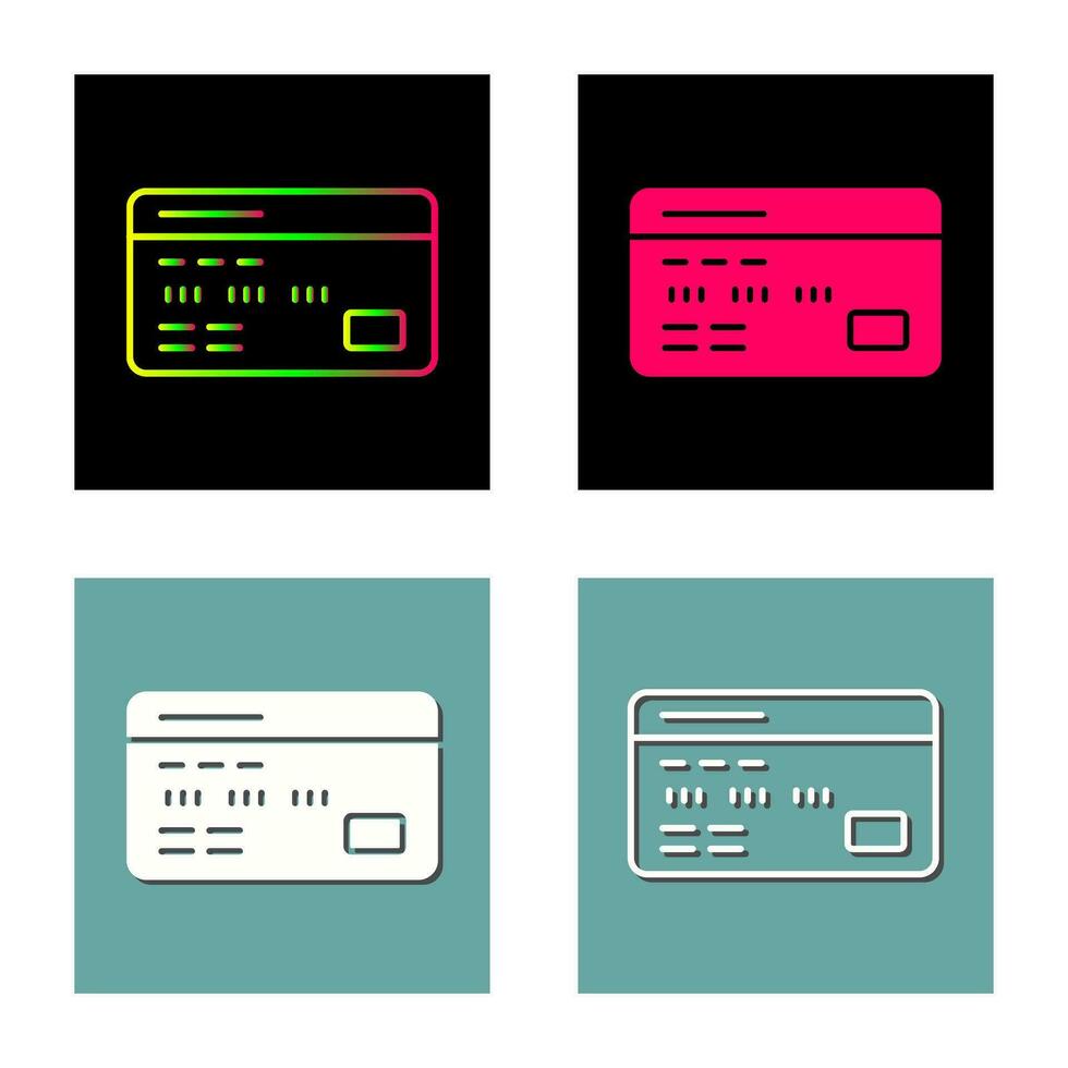 Debit Card Vector Icon