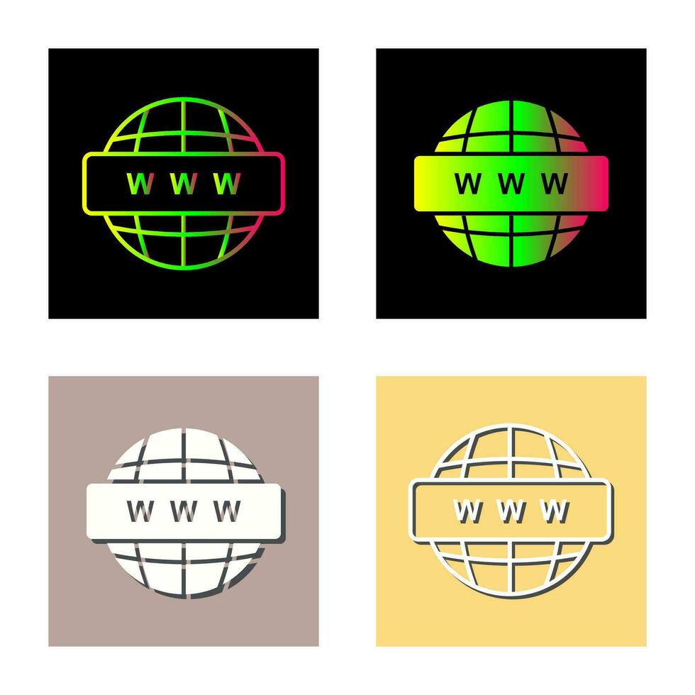 World Wide Web Vector Icon