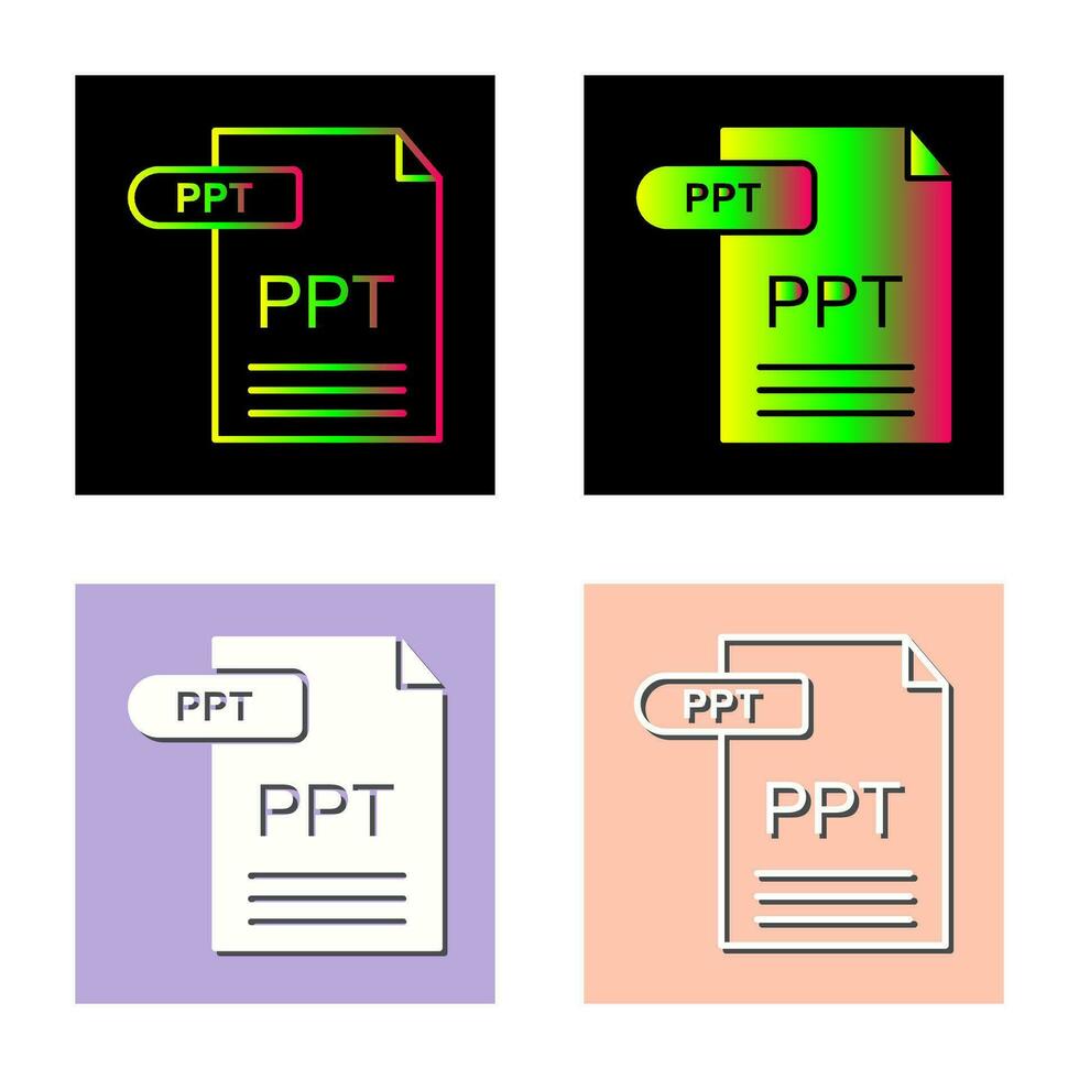 PPT Vector Icon