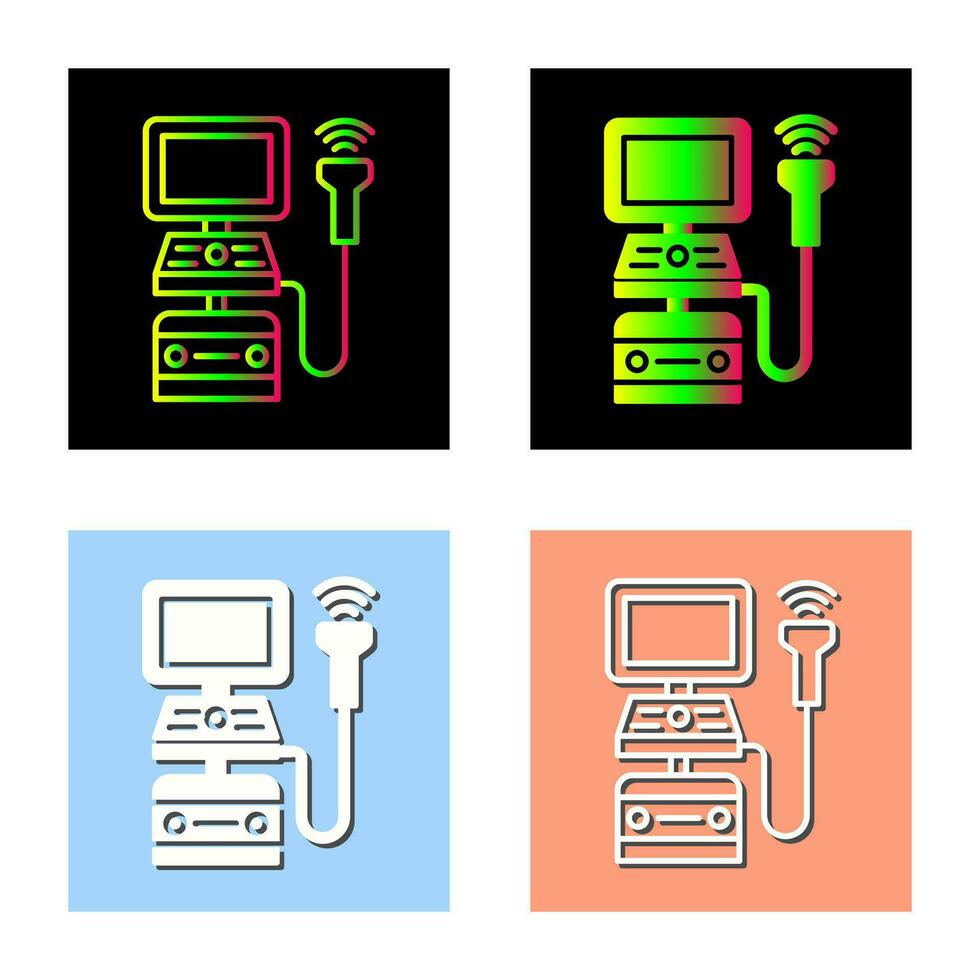 Ultrasound Machine Vector Icon