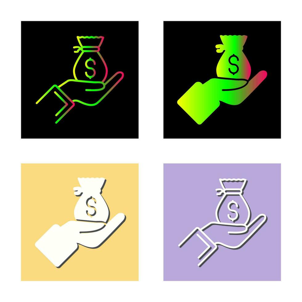 Wage Vector Icon