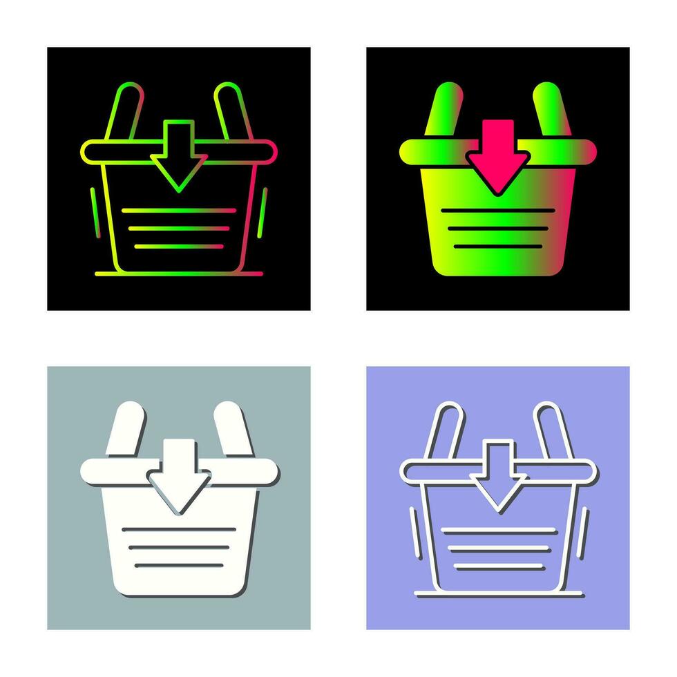 Add To Basket Vector Icon