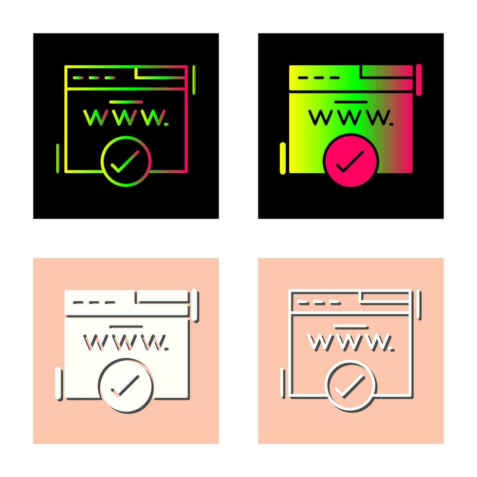 Domain Vector Icon