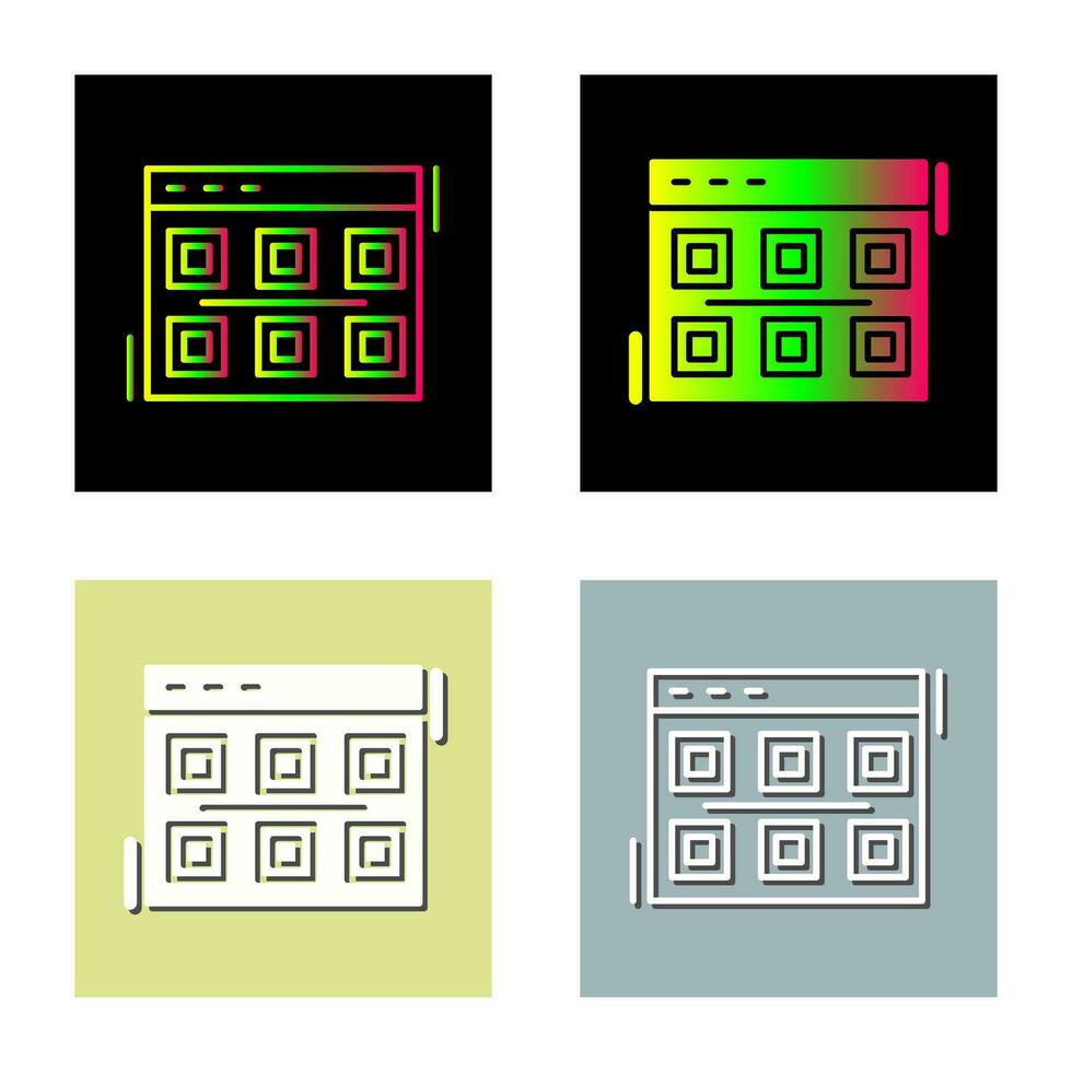 Layout Vector Icon