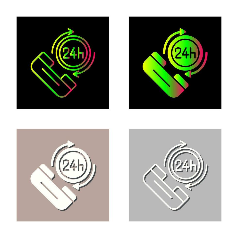 24h Vector Icon