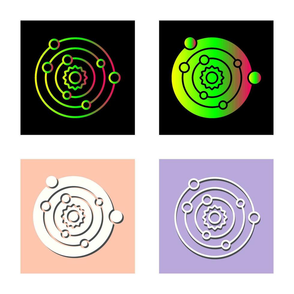 Solar System Vector Icon