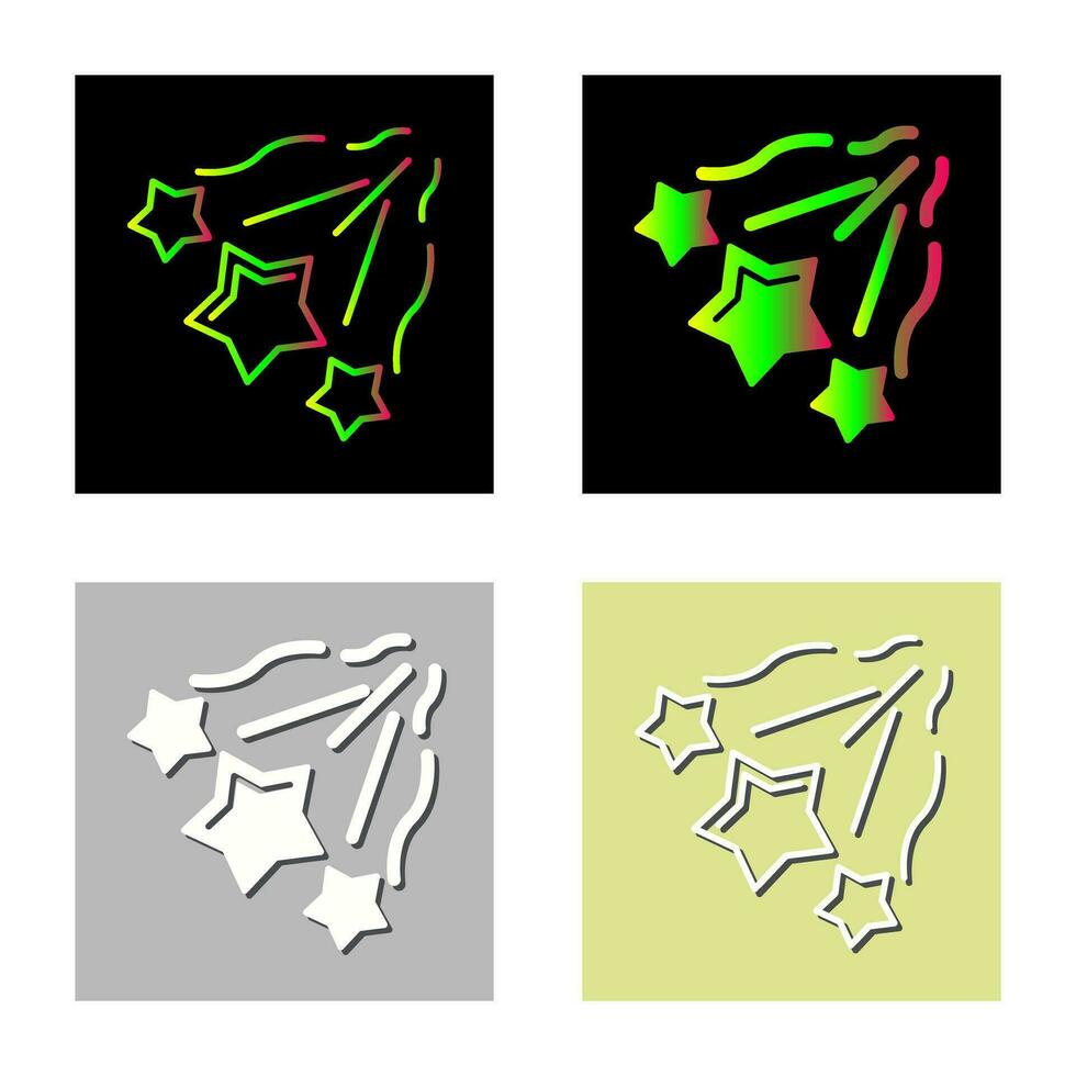 Falling Stars Vector Icon
