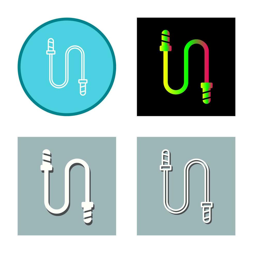 Jumping Rope Vector Icon