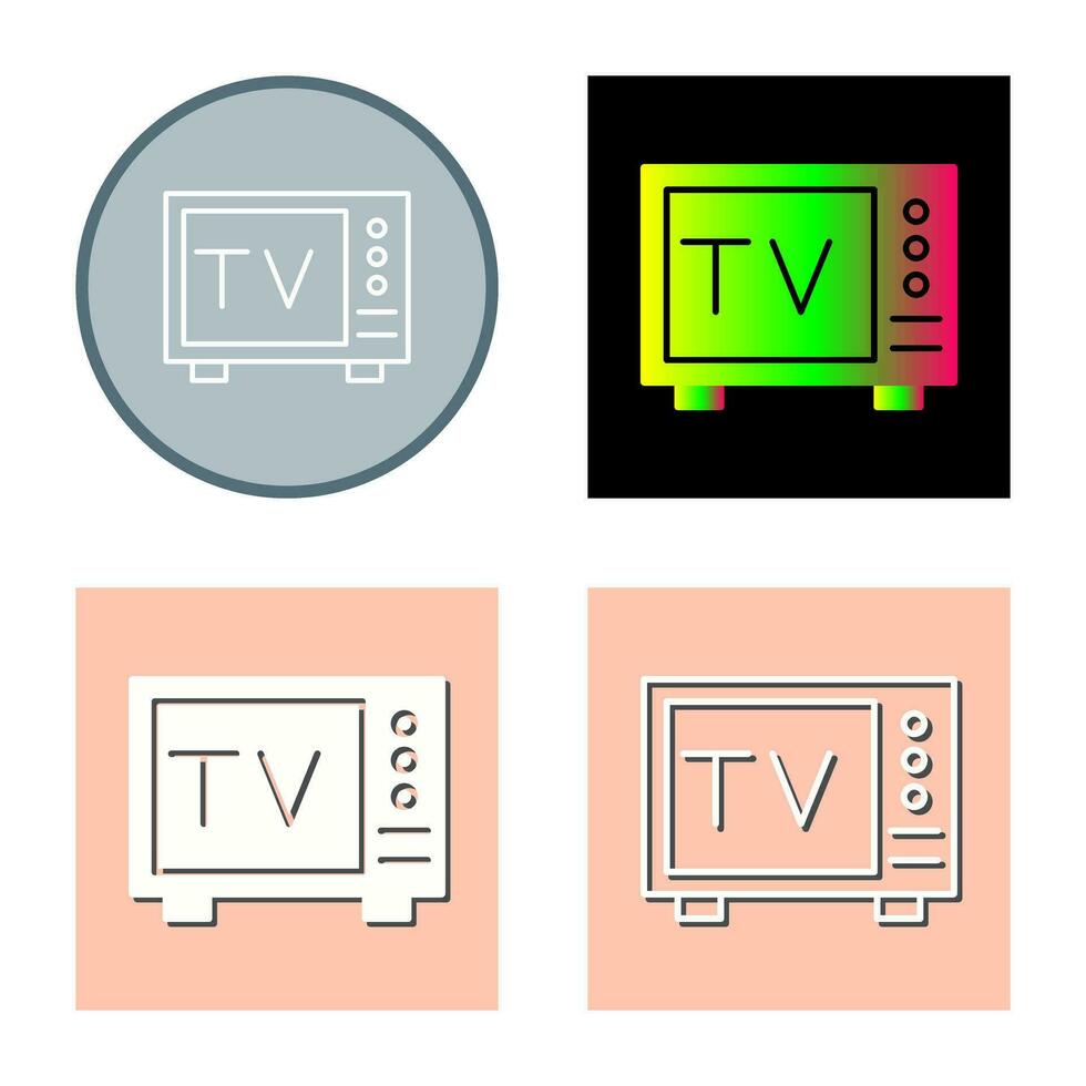 icono de vector de tv