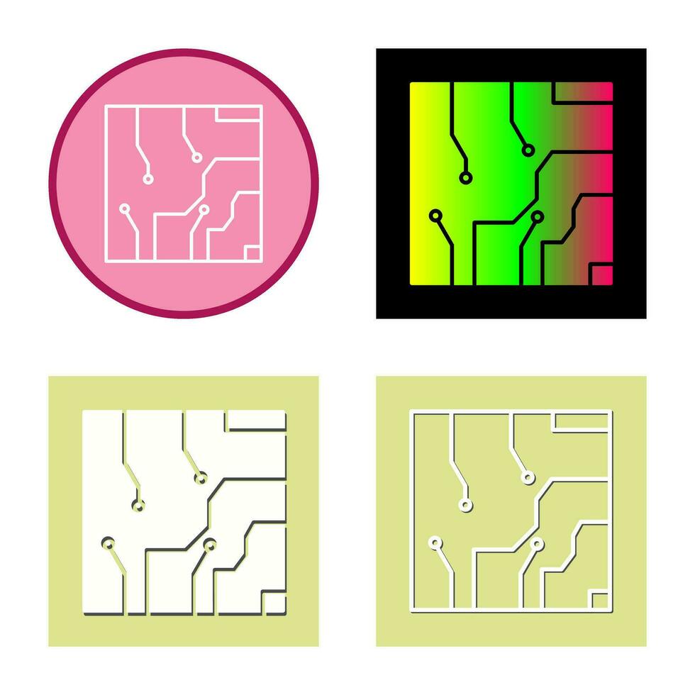 Electrical circuit Vector Icon