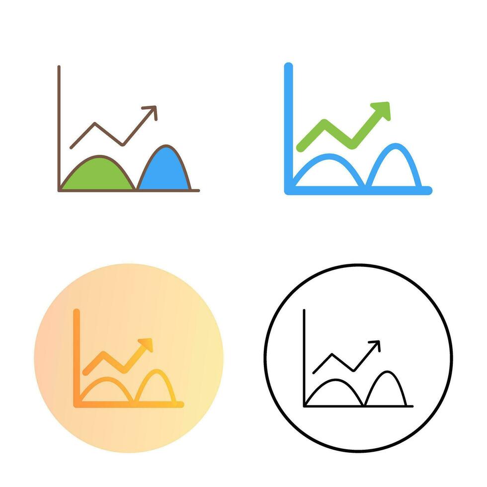 Trend in Graph Vector Icon