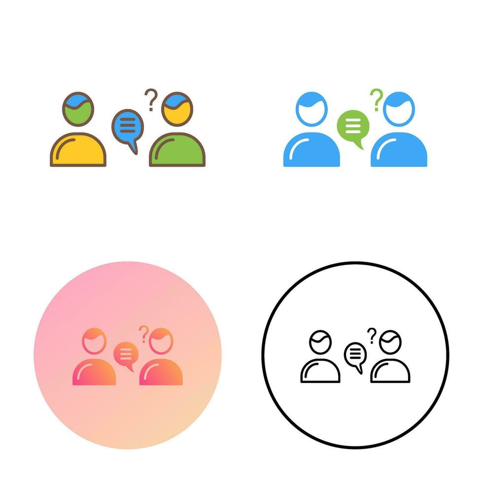 Unique Consulting Services Vector Icon
