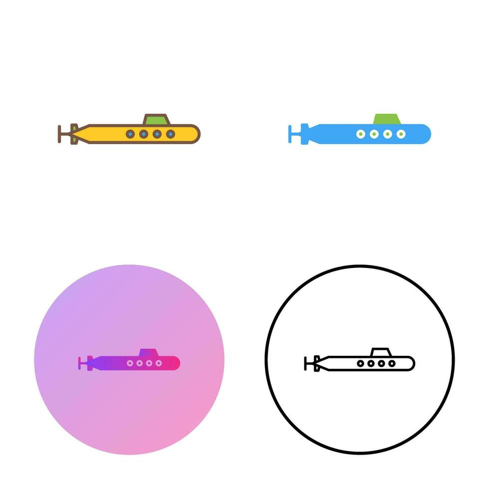 Submarine Vector Icon