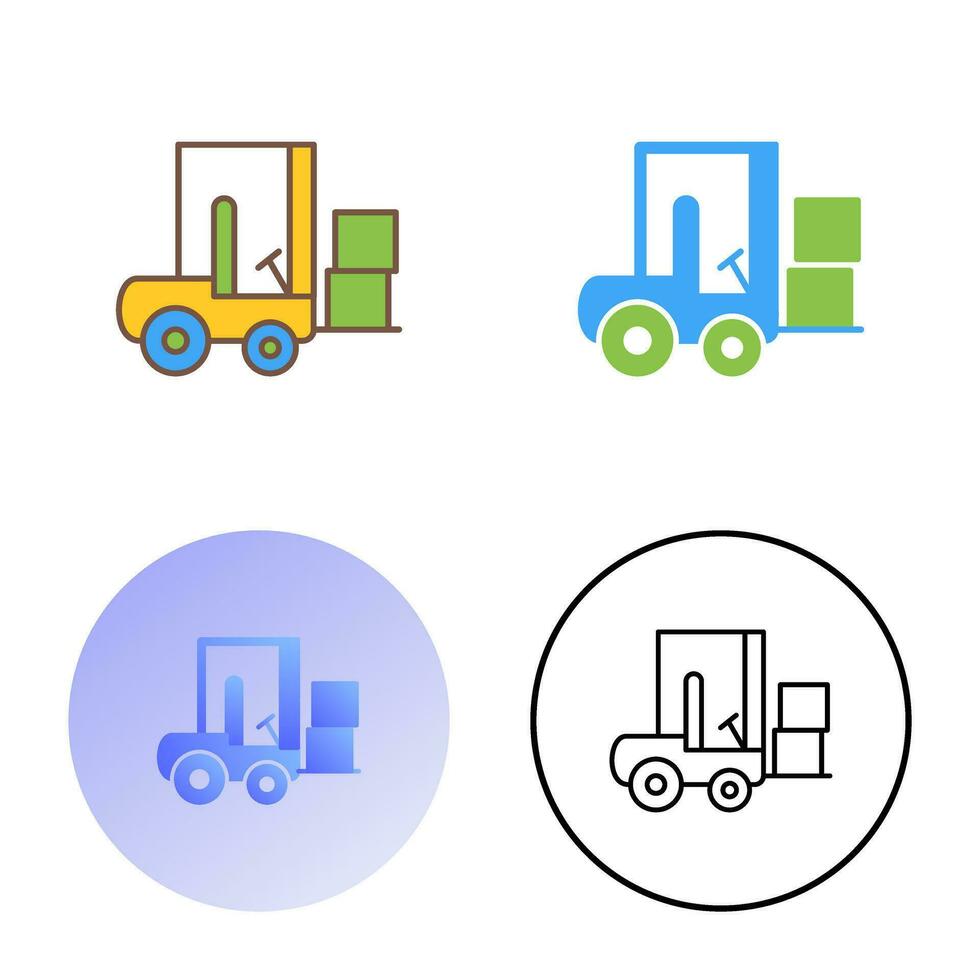 Forklifter Vector Icon