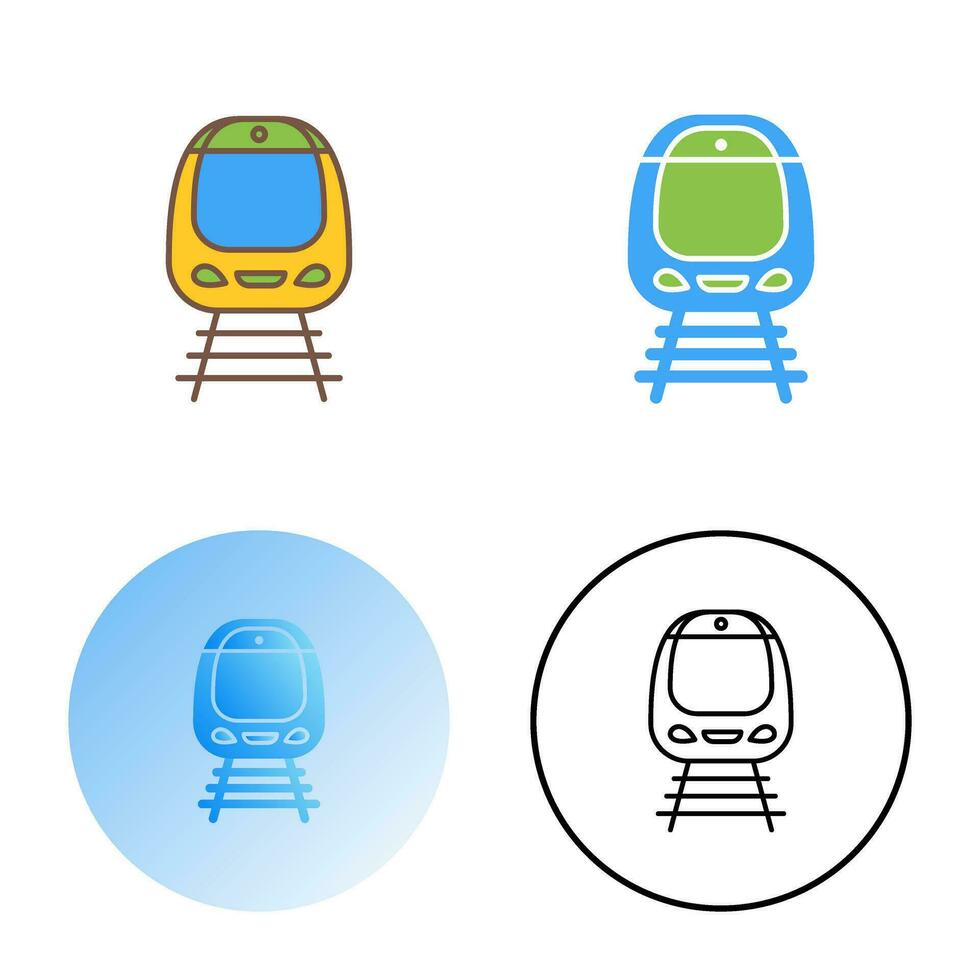 icono de vector de tren