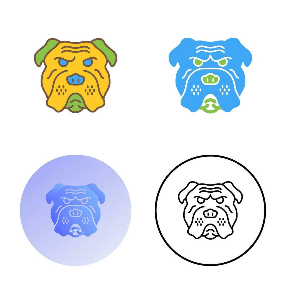 Bulldog Vector Icon