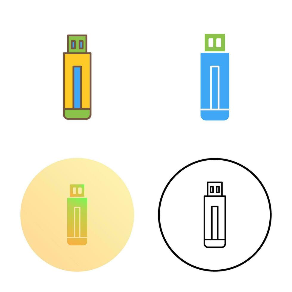 icono de vector de unidad usb