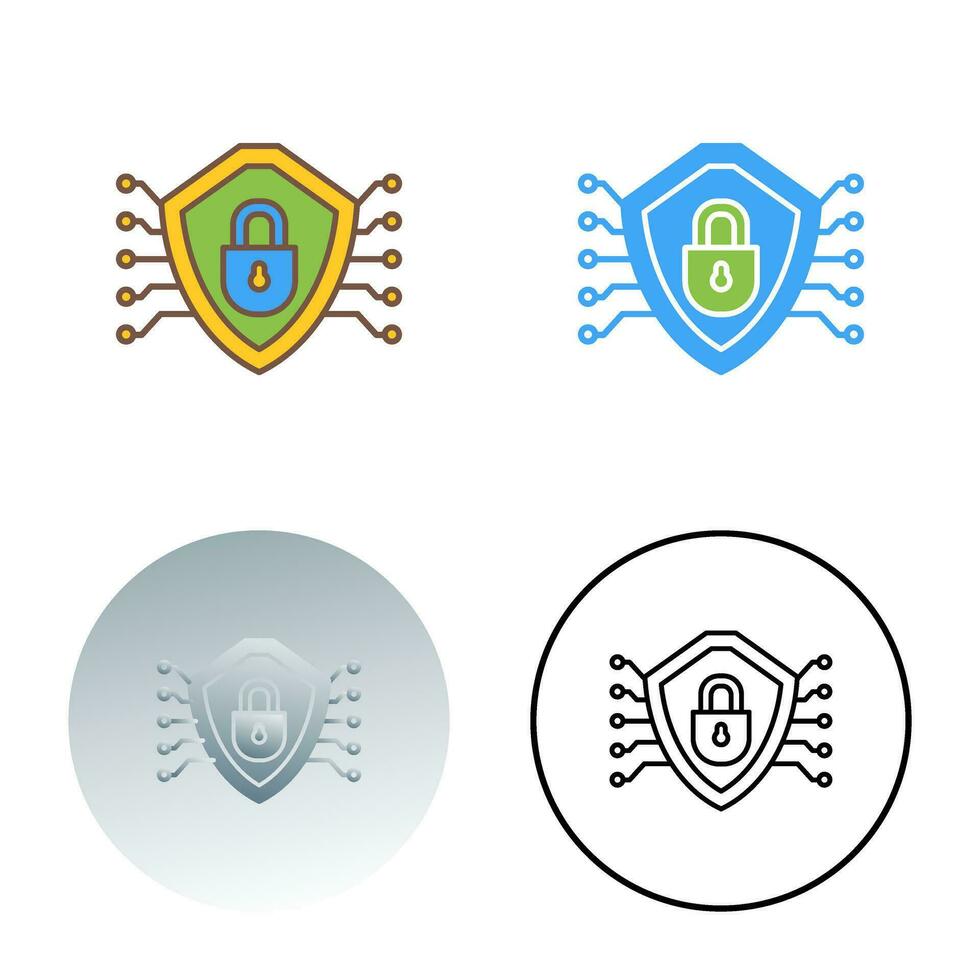 Cyber Security Vector Icon