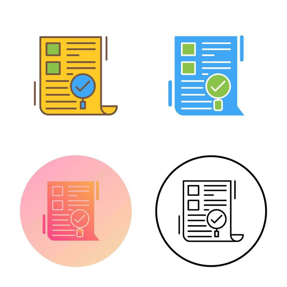 SEO Audit Vector Icon