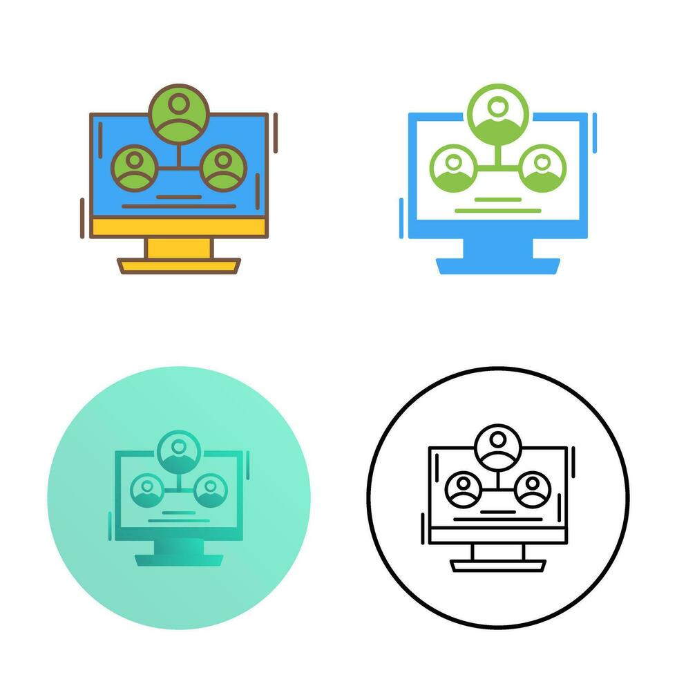 Hierarchy Structure Vector Icon