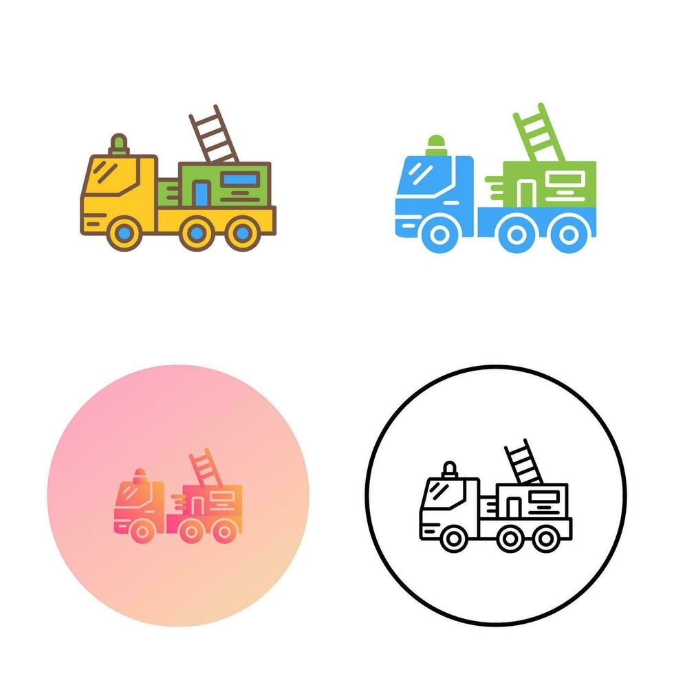 Fire Truck Vector Icon