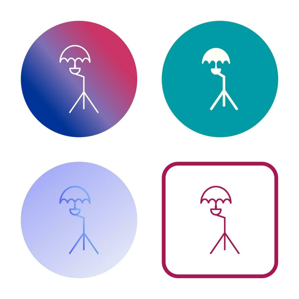 Unique Umbrella Stand Vector Icon