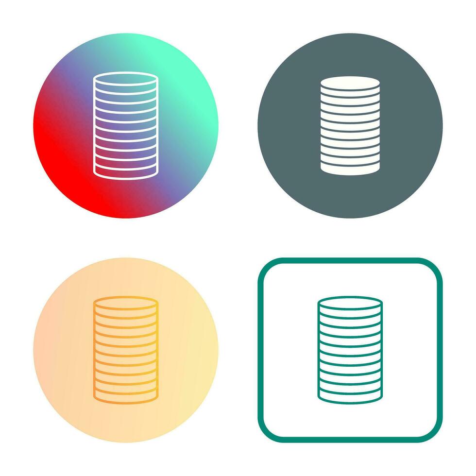 Stack of Coins Vector Icon