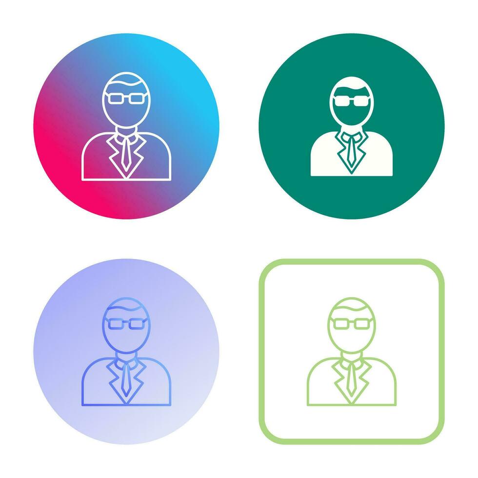 Casino Manager Vector Icon
