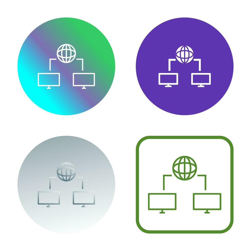 Unique Internet Connectivity Vector Icon