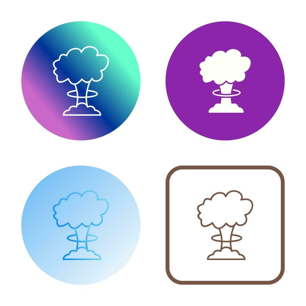 Unique Bomb Blast Vector Icon